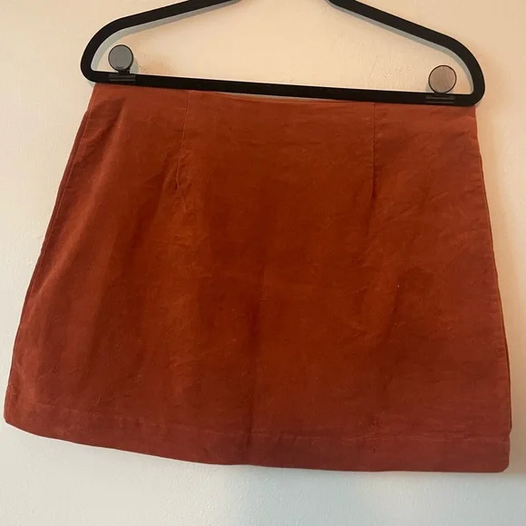 EUC Grade & Gather Corduroy Skirt | Burnt Orange | Large - Picture 4 of 4